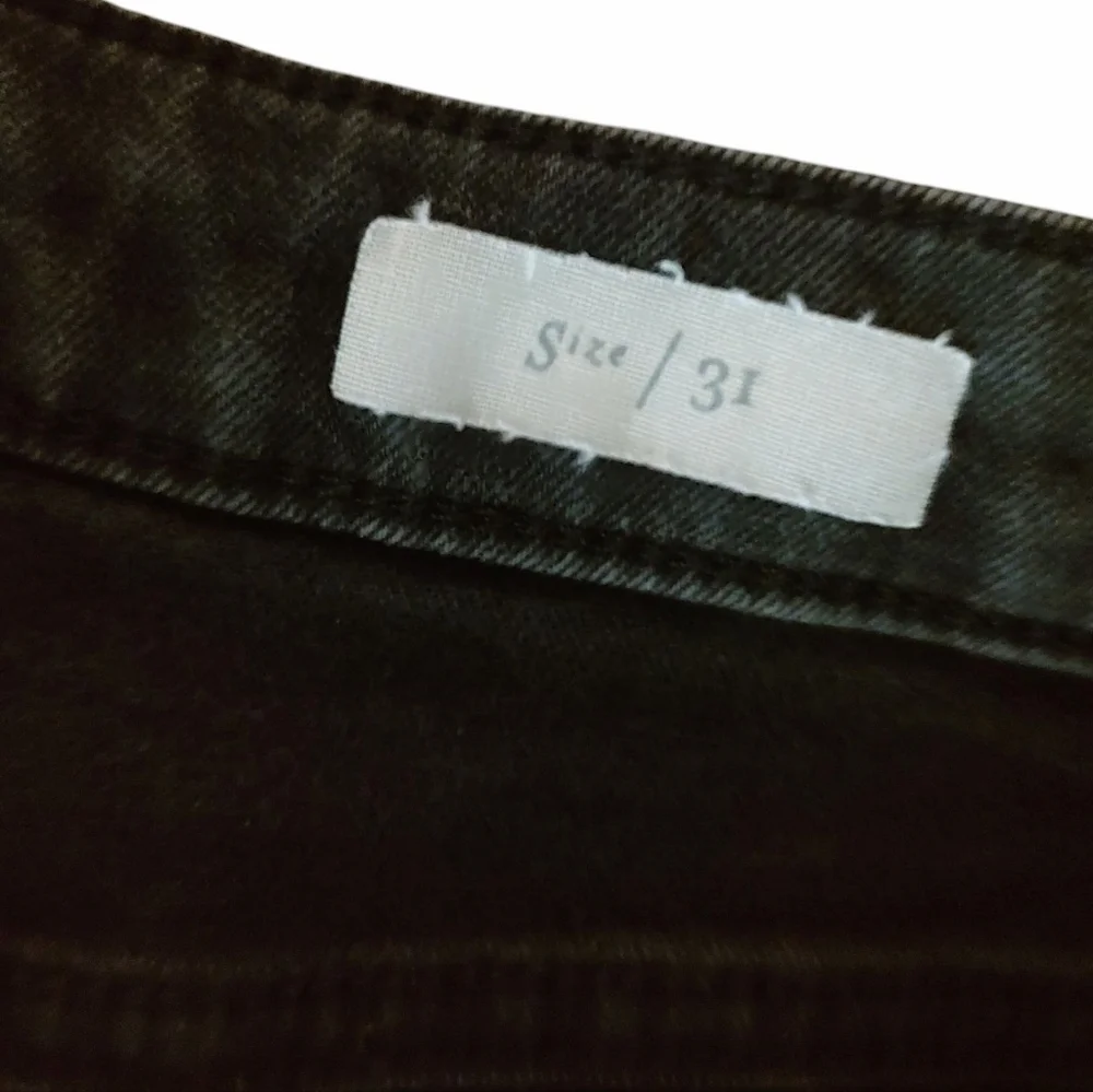 ANTHROPOLOGIE X Pilcro and the Letterpress Embellished High-Rise Black Jeans 31 - Picture 5 of 9